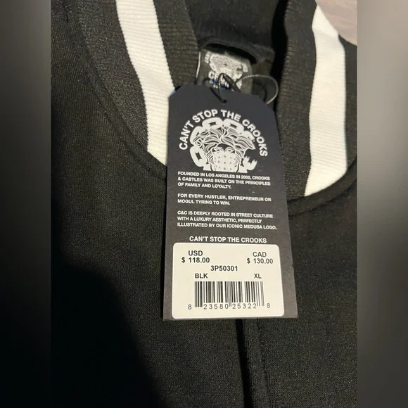 Crooks and castles varsity jacket - Picture 3 of 4